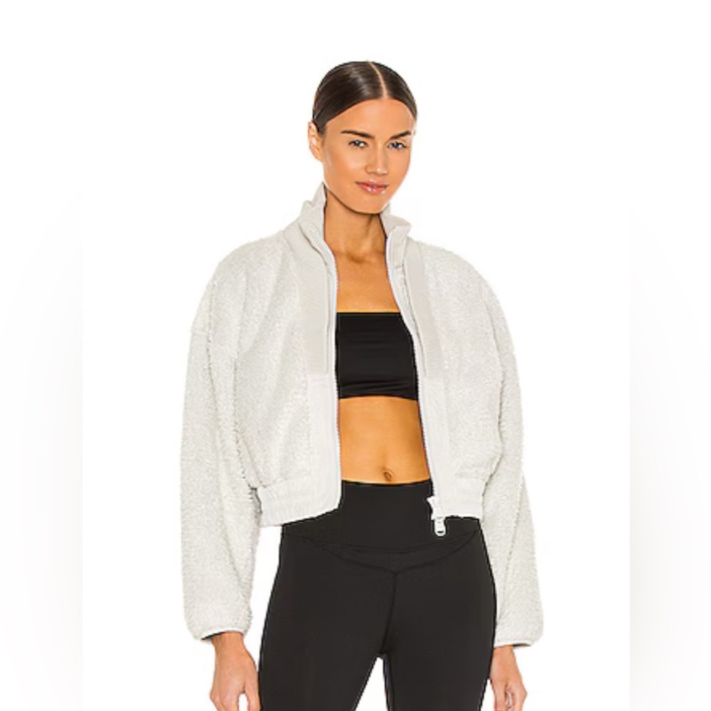 Free People Movement Gear Up Sherpa‎ Jacket in Natural Size Extra Small